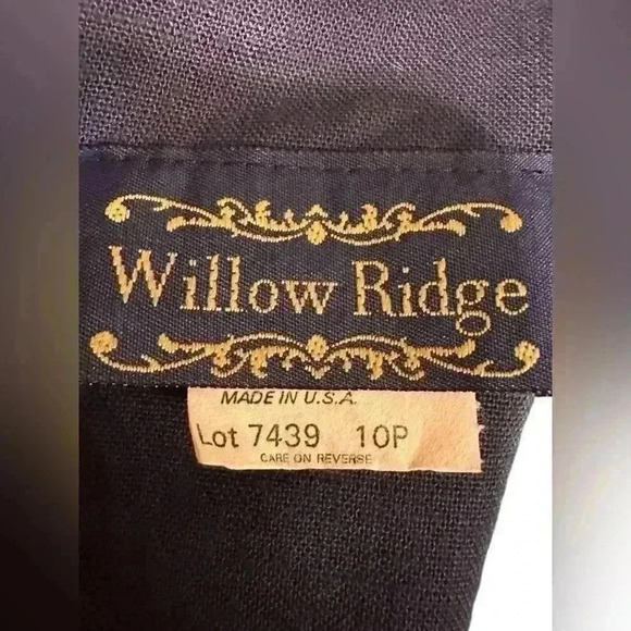 Vintage Willow Ridge Color Block Secretary Midi Dress Womens M - Picture 5 of 9